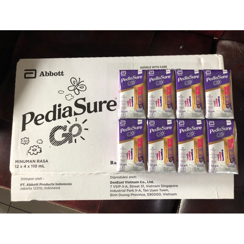 

Susu Pediasure Go Vanilla 110ml isi 40 pcs