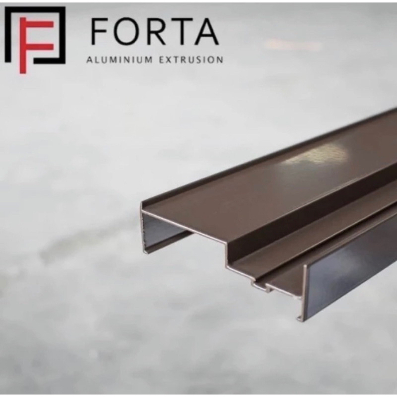 Aluminium Forta Sliding Door 9104 Rel Saming Ganda Aluminium Batangan