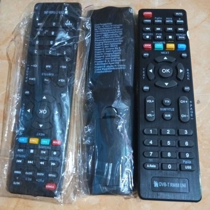 REMOTE/REMOT serbaguna multi venus Brio dll