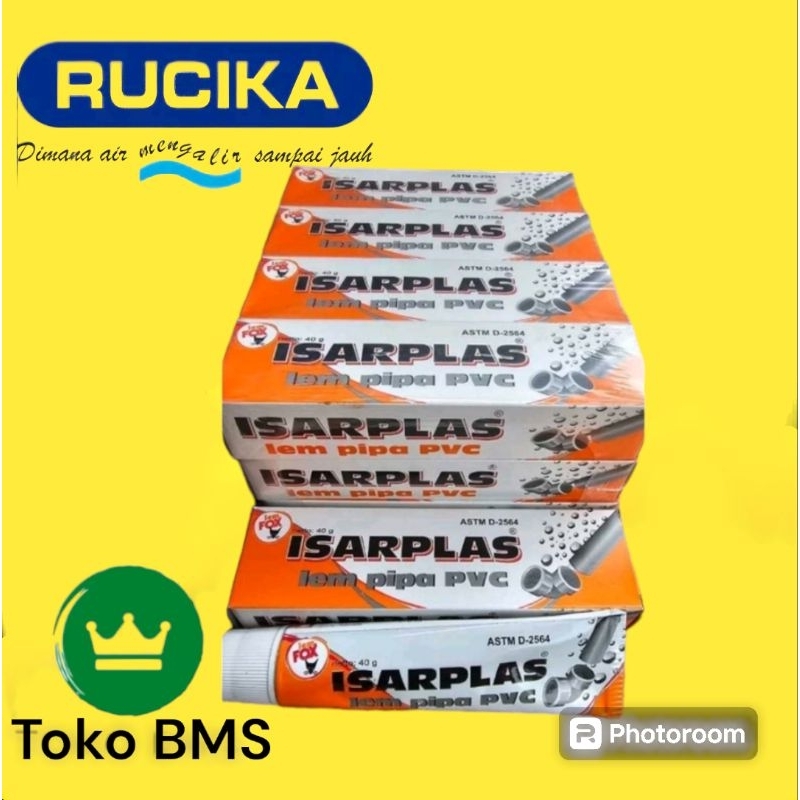 Lem Isarplas Lem PIPA Paralon PVC Daya Rekat (100%ORIGINAL)