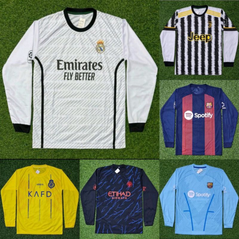 JERSEY BOLA TERBARU LENGAN PANJANG KAOS BOLA LENGAN PANJANG jersey anak kaos anak kaos santai lengan