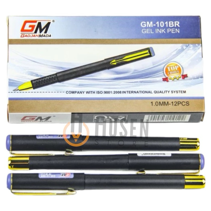 

[Original] Pulpen GM 101 Gel Hitam & Biru