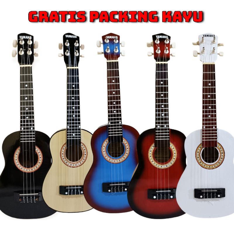 ukulele Yamaha senar 4 (Bonus Packing Kayu)