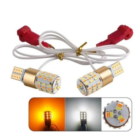 Lampu Senja 54 Mata Lampu Sen 54 Titik Led Sein Motor Lampu Led T10 2 Mode Lampu T10 Led Bohlam 54 T