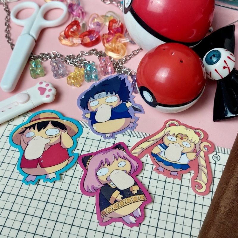 

Psyduck Cosplay Stickers • Combo Candy •