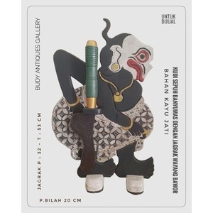 Hiasan Meja Jagrak Ukiran Bawor Plus Kudi Banyumas