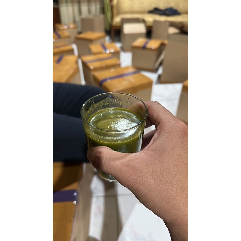 

SUPERGEERN BUBUK HIJAU PURLIK DAUN HIJAU PURLIK SGREEN KRATON ASLI