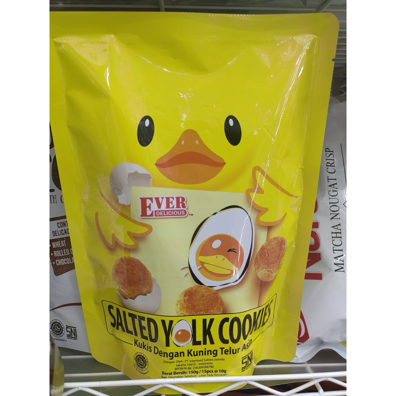 

Ever Delicious Salted Egg Yolk Cookies