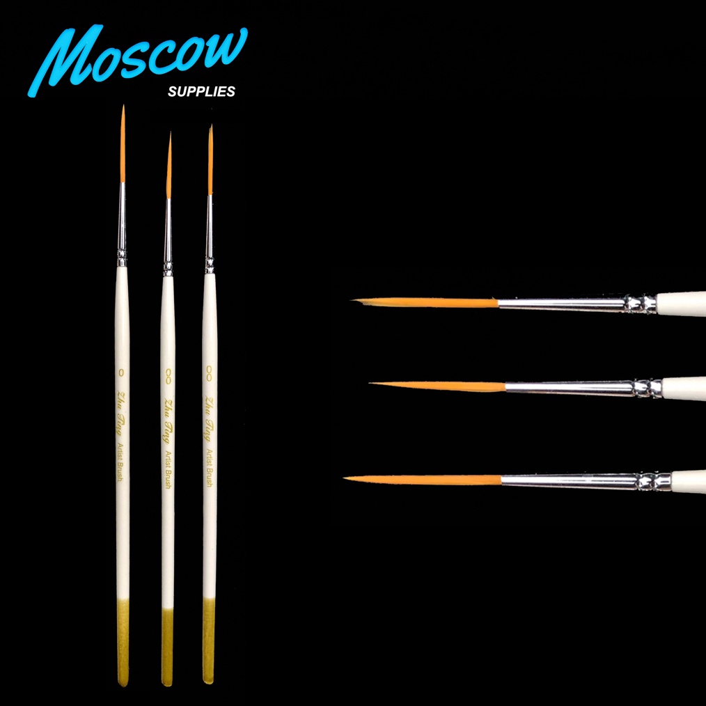 

KODE O93Y Kuas liner isi 3 Zhu Ting kuas lukis garis