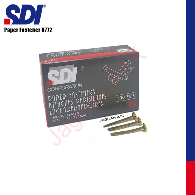 

Ready Berkualitas File FasternerPaku Belah 125 SDI 772 Isi 1 Pcs