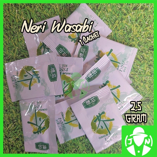 

Wasabi Sachet Pasta Halal 2,5 gram TERMURAH original sushi snack wasabi saset