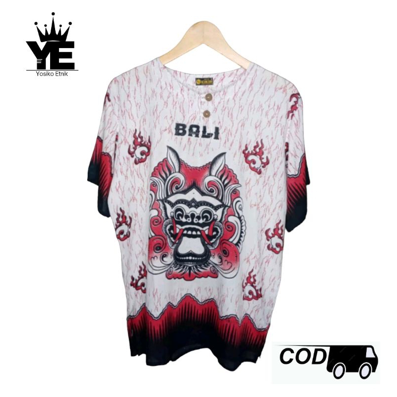 Original baju barong bali putih/baju barong bali/baju barong bali dasar putih/baju pantai bali