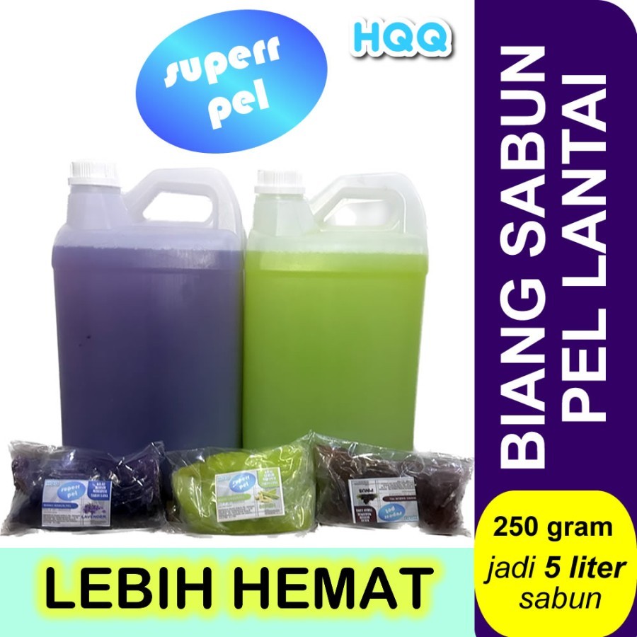 BIANG SABUN PEL LANTAI SUPERR PEL KONSENTRAT U/ 5LITER (250GR) -HQQ