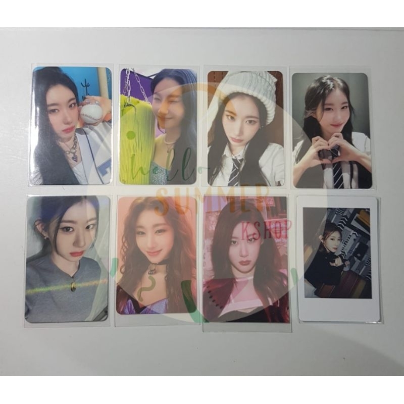 Itzy Chaeryeong Guess Who Crazy in Love Checkmate Kill My Doubt PC Photocard