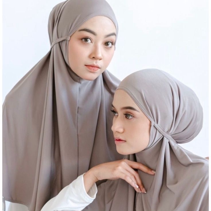 Dijamin Ori Hijab Bergo Jersey Tali Instan Jersey PremiumJilbab Maryam JerseyHijab Instan Jersey L