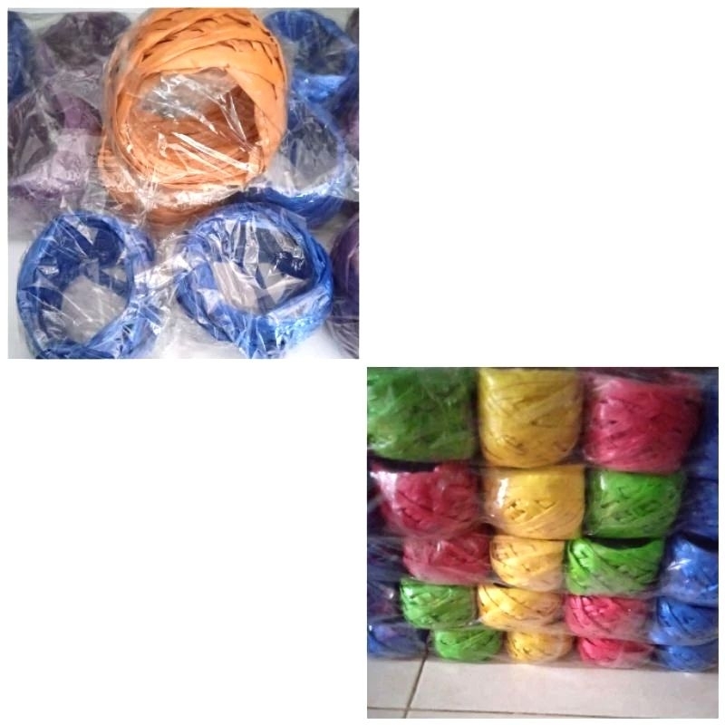 

Tali Rafia Gulungan Kecil Warna Warni