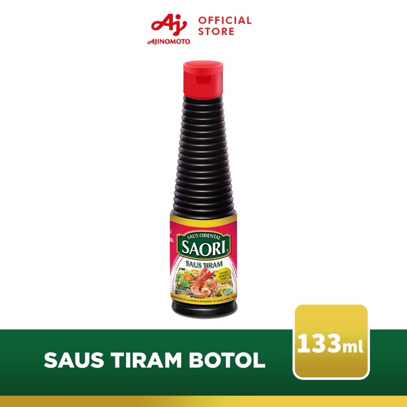 

SAORI® Saus Tiram Oriental Oyster Botol / Saus Teriyaki Oriental Botol 135 ml / Saus Lada hitam Oriental Blackpepper Botol 133 ml