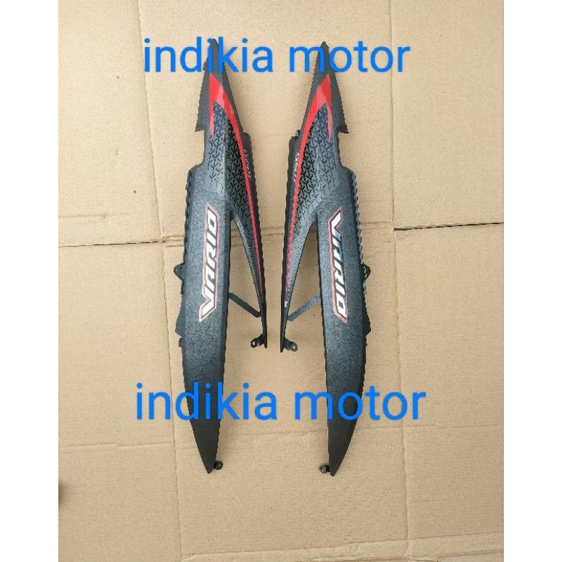 cover body bodi belakang Vario fi 110 LED hitam abu doff dop 2015 2016 2017 2018