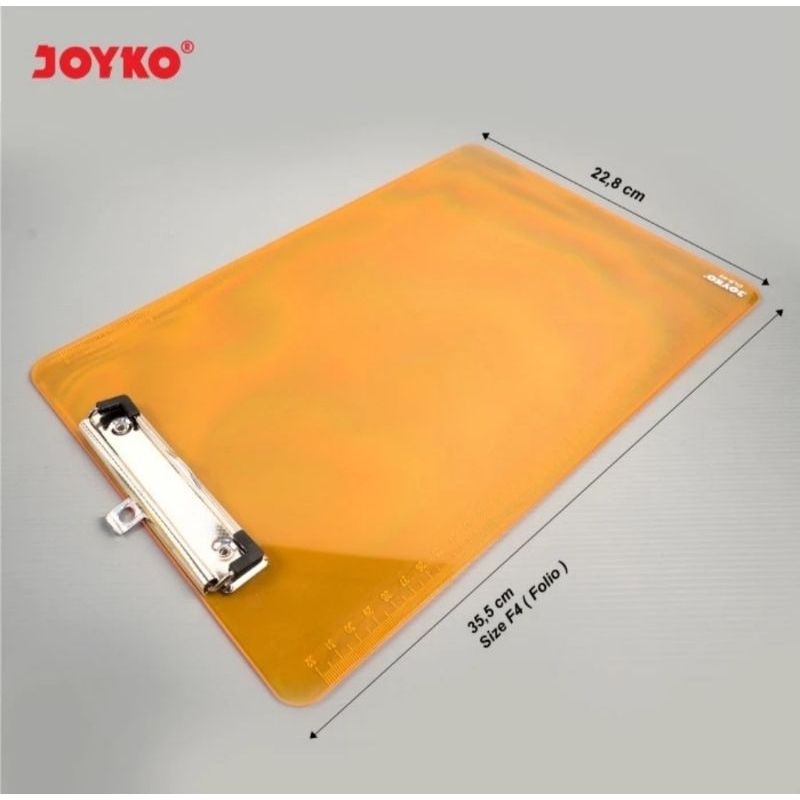 

Clip Board Tranparan Joyko folio CLB-63 (1pcs)