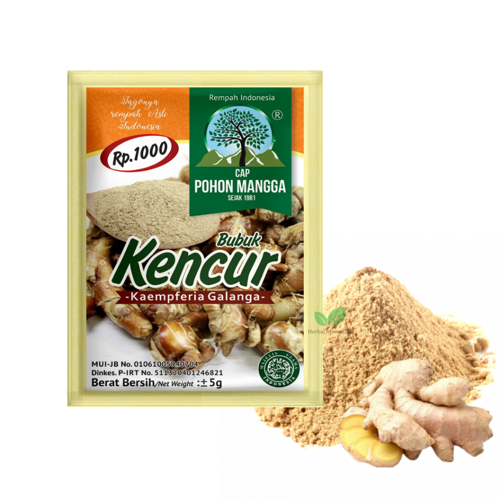 

Bumbu HERBAL Bubuk KENCUR Cap Pohon Mangga Bumbu Rempah Kencur Bumbu Bubuk Kencur 1 Sachet