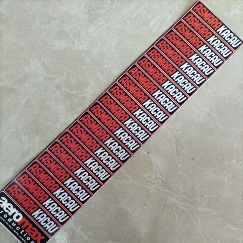 

STIKER ASMARA KACAU | STIKER KATA KATA | STIKER PACK | STIKER CROMO