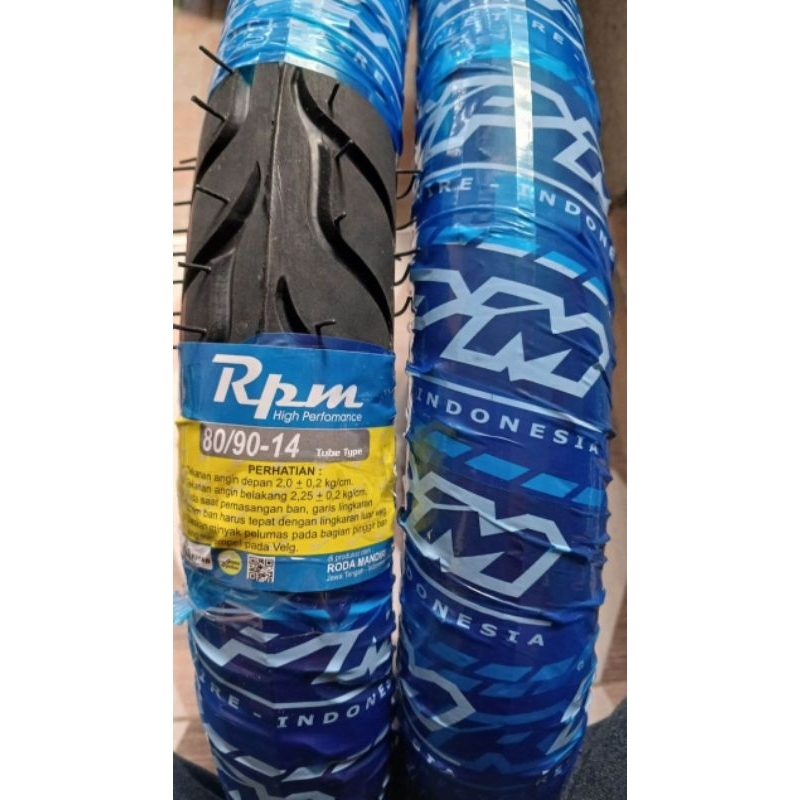 ban luar RPM 80/90-14 tubetype motif flemmo