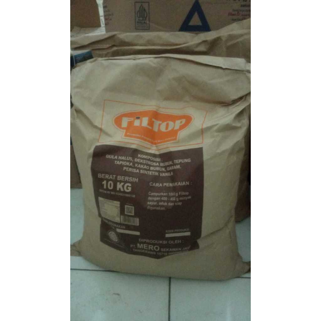 

FILTOP Coklat filling powder / Coklat bubuk manis (1krg = 10kg)
