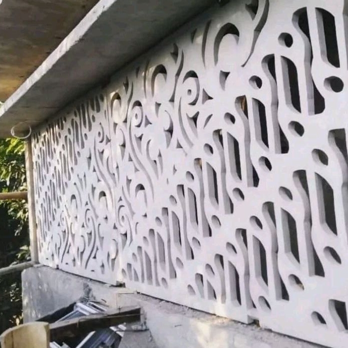 TERBARU cetakan ornamen KRAWANGAN GRC motif batik jawa