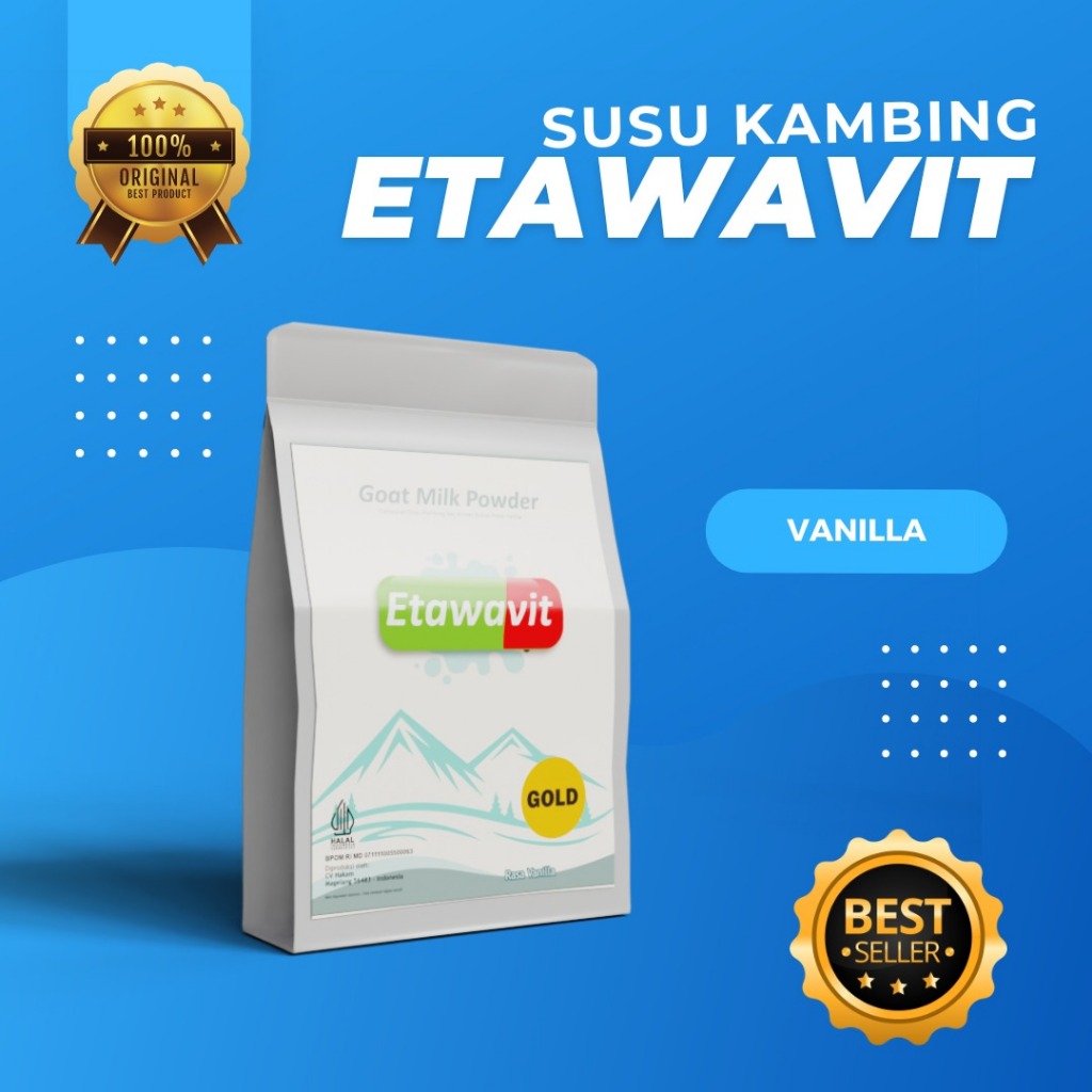 

ETAWAVIT Bubuk Susu Kambing Rasa Vanilla Suplemen Sendi Kemasan 1 kg