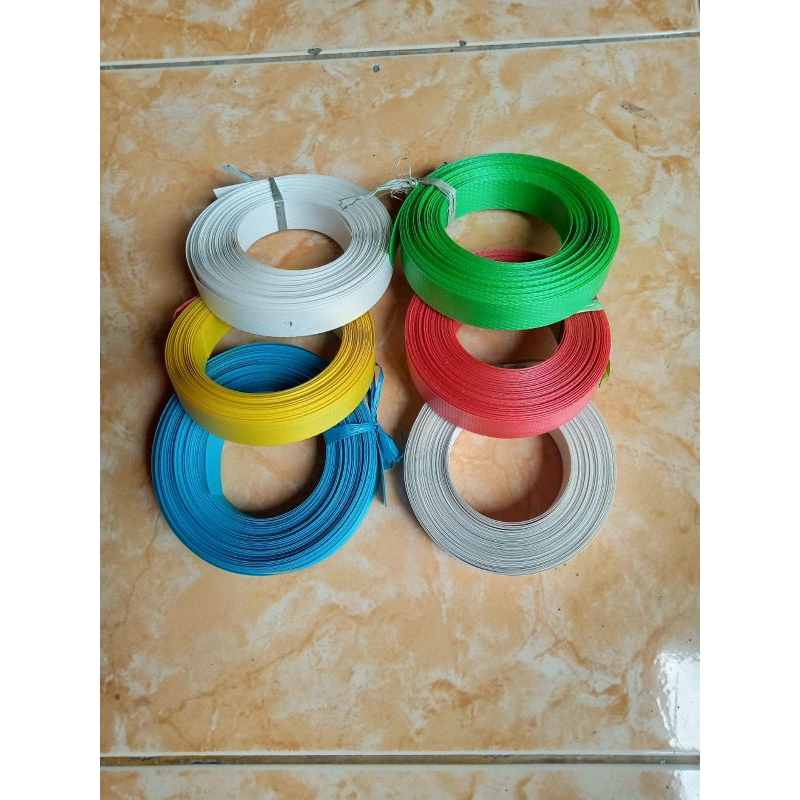 

✨ CUCI GUDANG PITA SOWANGAN/TALI PETI 10 METER / Tali Peti Tipis sowangan sendaren / Gebang sendaren/ Tali strapping / tali sawangan /