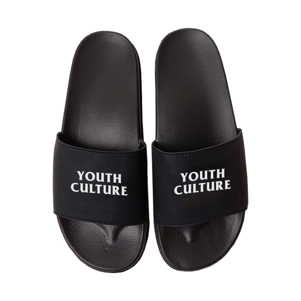 Snackingchoices Sandal Slippers Youth Culture Black
