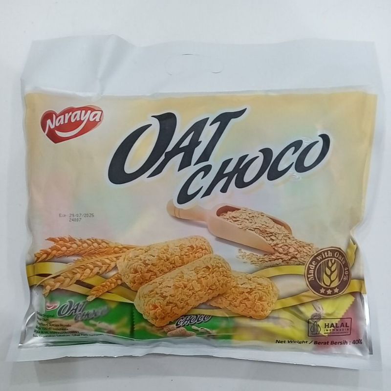 

Naraya Oat Choco Makanan Ringan Oat Rasa Original 400 gram