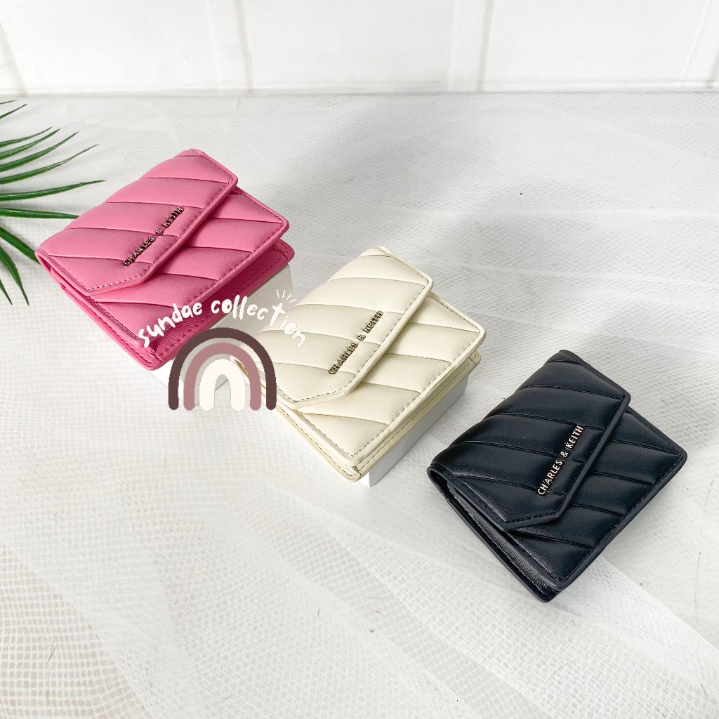 DOMPET MINI WANITA CK ASYMMETRIC - FREE TALI RANTAI PANJANG #CK035