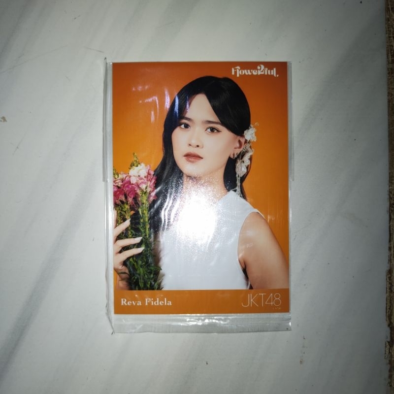 Photopack Flowerful Official Adel JKT48 Reva Fidela