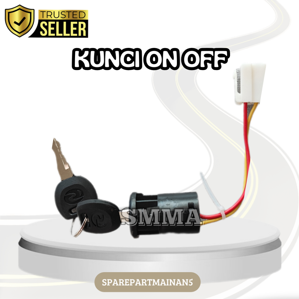 Kontak Kunci Power On Off key switch Mobil Motor Mainan Aki
