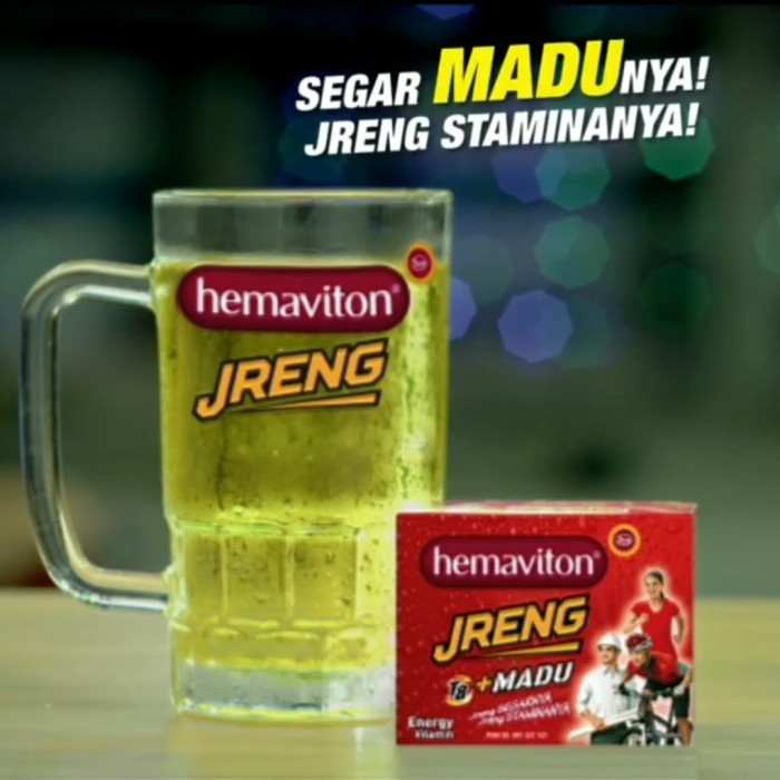 

Hemaviton Jreng + madu 1 BOX isi 10 Sachet