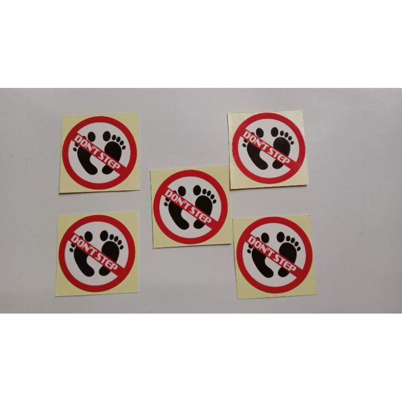 

STIKER DILARANG DONT STEP PRINCUT