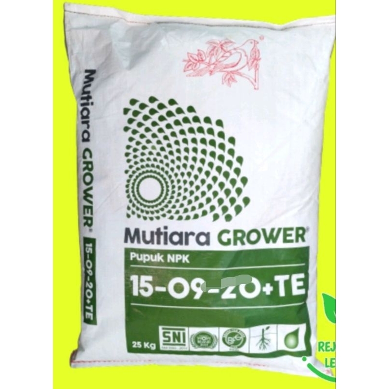 Pupuk NPK GROWER 25 Kg 15 09 20 + TE Pupuk Pertumbuhan Buah Dan Bunga