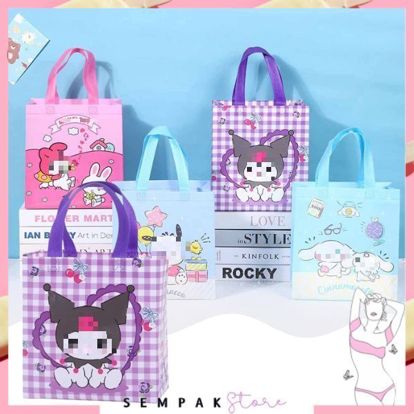 

SS Goodie Bag Tas kado ulang Tahun karakter Animals Paper Bag kantong anak Motif Kartun Tas Hampers waterproof Souvenir Ulang tahun