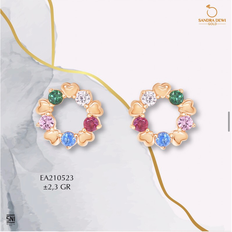 Sandra Dewi Gold Anting Roman Series