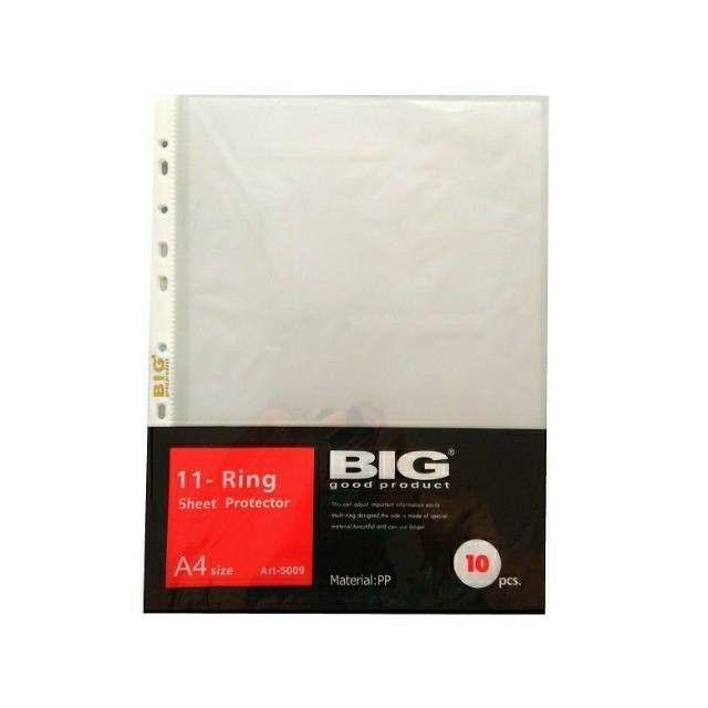 

PP POCKETS / PLASTIC POCKET / POKET PLASTIK / SHEET PROTECTOR A4 BIG 5009