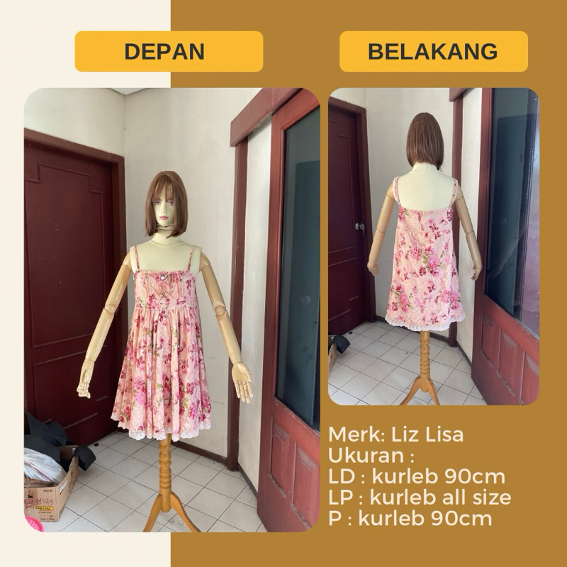 Preloved liz lisa dress kawai cantik