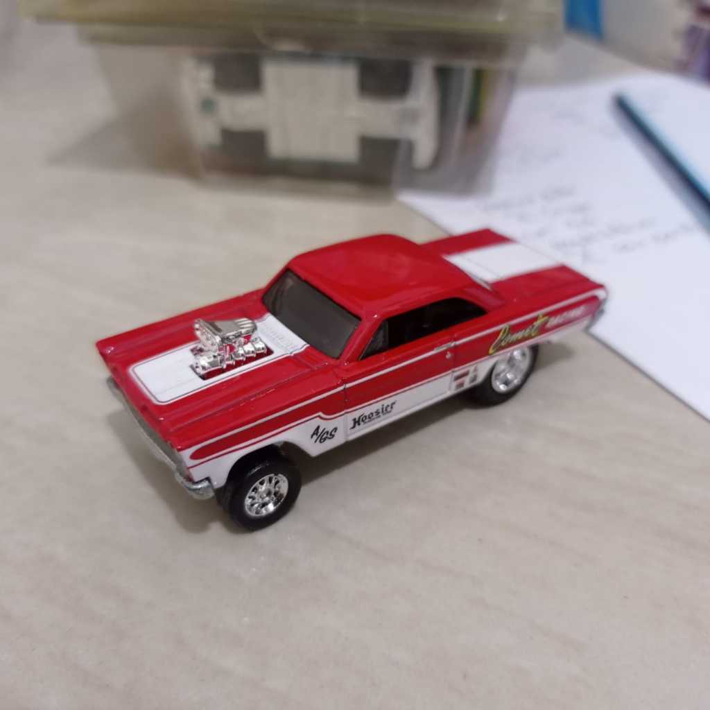 Hotwheels premium Mercury cougar gasser ban karet