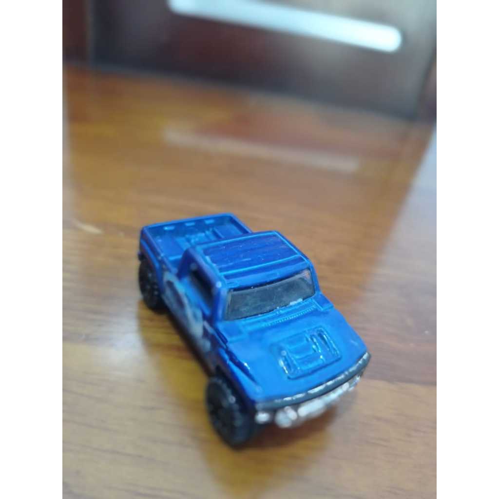 Hotwheels hummer h3t jeep loose biru