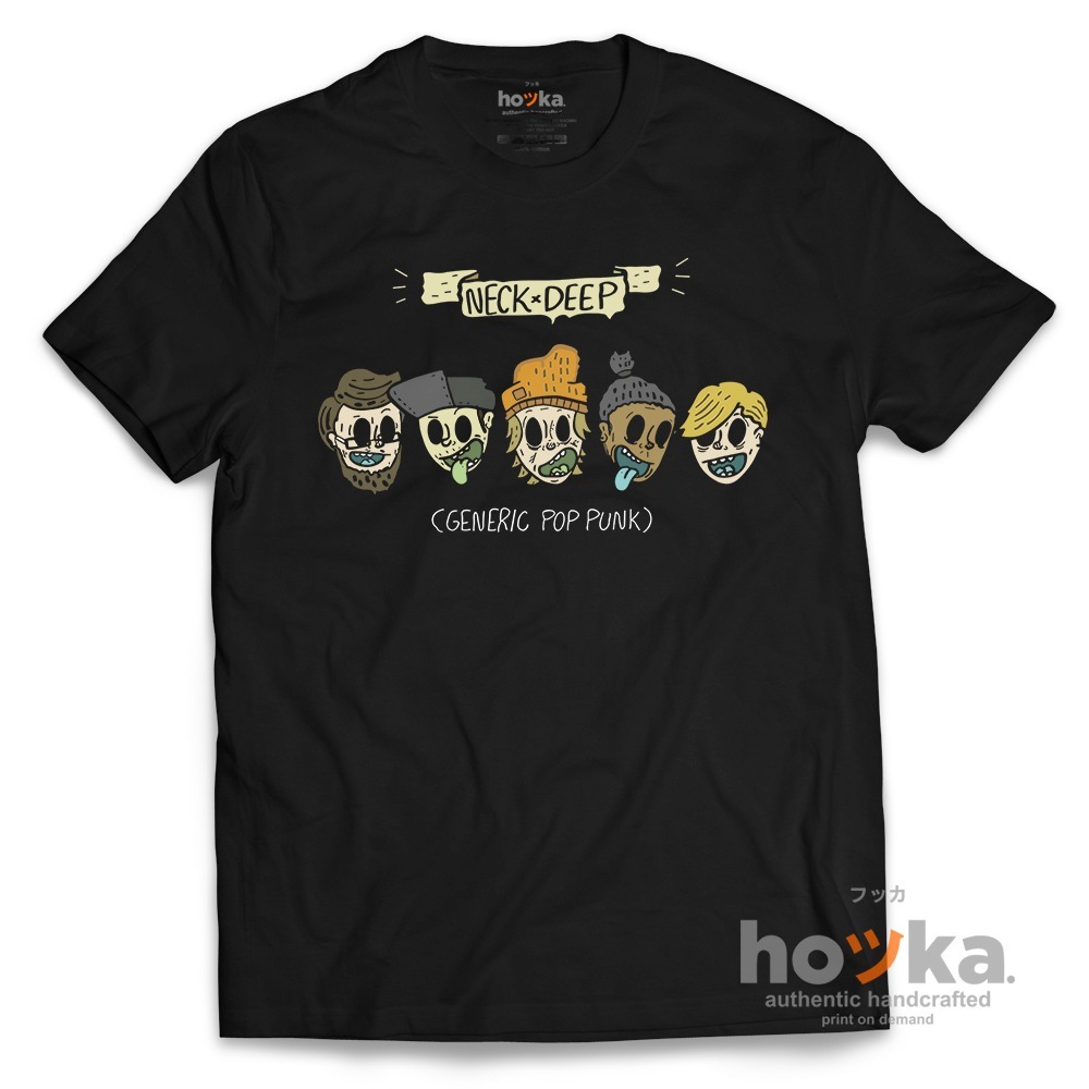 Kaos Neck Deep HOOKA Distro Premium Neckdeep Generic Pop Punk