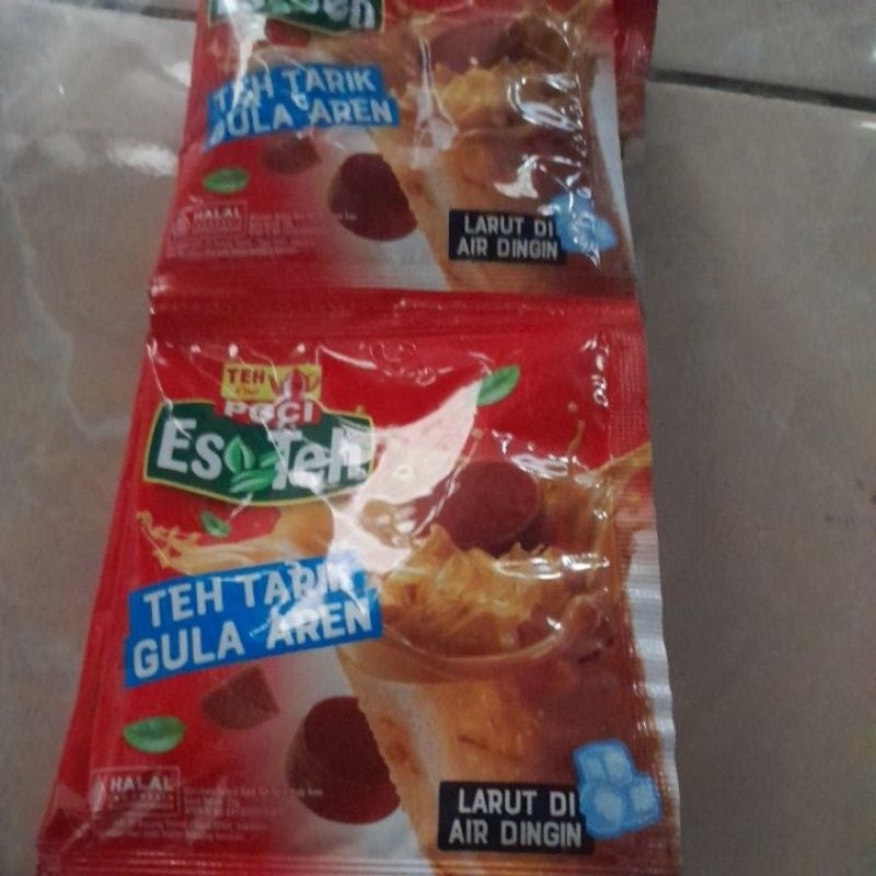

Es Teh Tarik Gula Aren Baru dan Es Teh Pandan vanila +Selasih