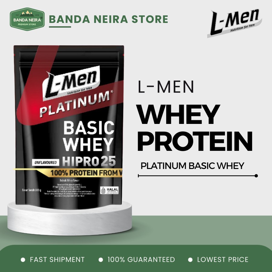 L-MEN LMEN L MEN PLATINUM BASIC WHEY 100% Protein Concentrate