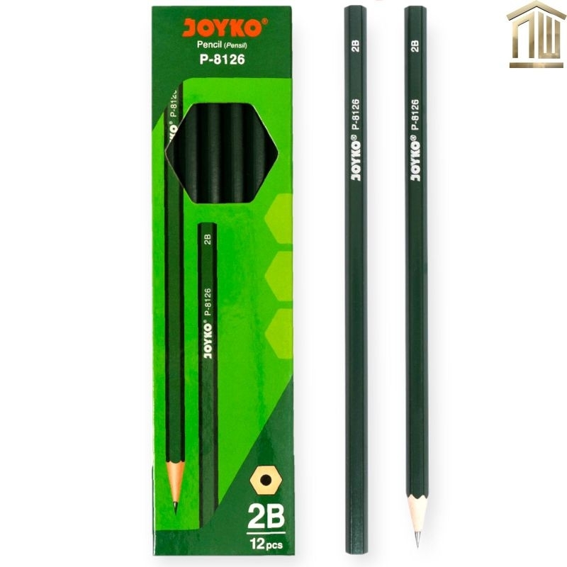 

Pensil 2B Joyko Hijau P - 8126 (12 Pcs)