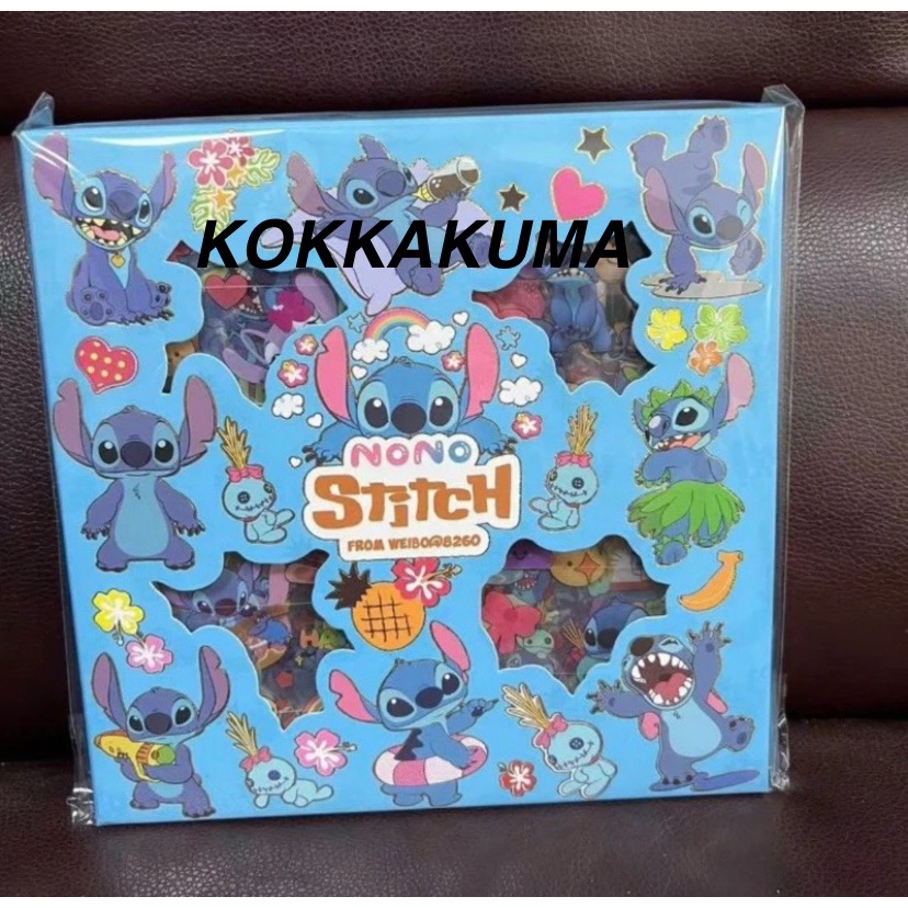 

NONO STITCH Sticker Box 2D Dekorasi Anak Cewek