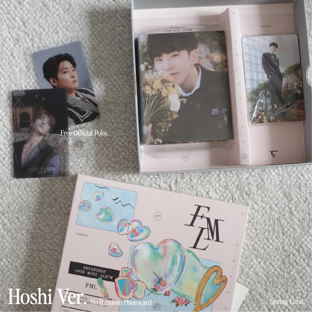 READY [Baca Deskripsi] SEVENTEEN FML ALBUM CARAT VERSION [HOSHI] + WEVERSE POB